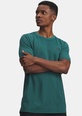 UNDER ARMOUR UA Vanish - 1382801-338 Erkek Yeşil Dikişsiz Kısa Kollu T-shirt