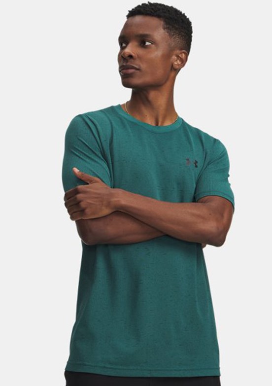 UNDER ARMOUR UA Vanish - 1382801-338 Erkek Yeşil Dikişsiz Kısa Kollu T-shirt