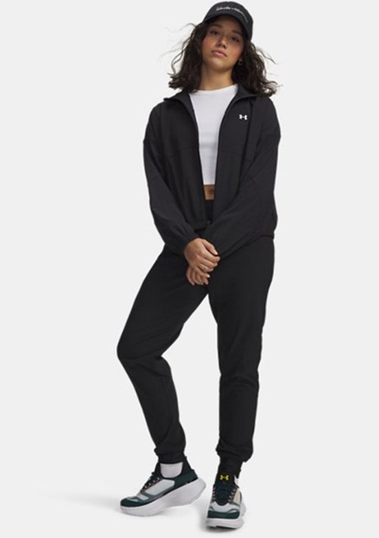 UNDER ARMOUR UA Rival High Rise - 1382727-001 Kadın Siyah Eşofman Altı