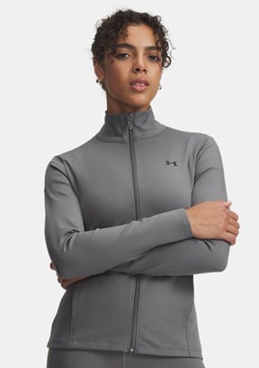 UNDER ARMOUR UA Motion - 1388650-709 Kadın Yeşil Dik Yaka Ceket