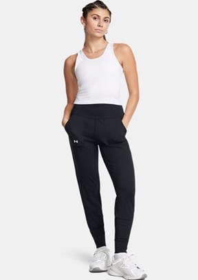 UNDER ARMOUR UA Motion - 1375077-002 Kadın Siyah Eşofman Altı