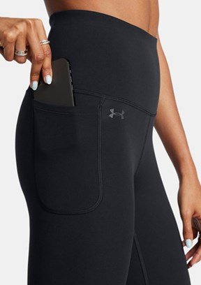 UNDER ARMOUR UA Motion Ultra - 1383607-003 Kadın Siyah Yüksek Bel Tayt