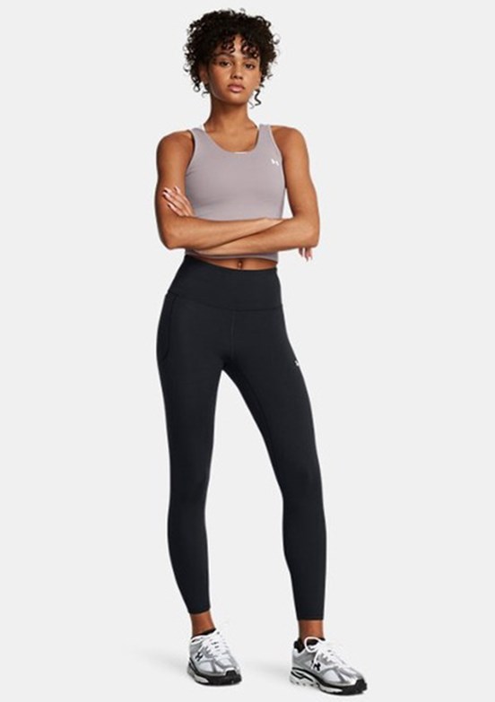 UNDER ARMOUR UA Motion - 1388647-001 Kadın Siyah Bilekte Tayt