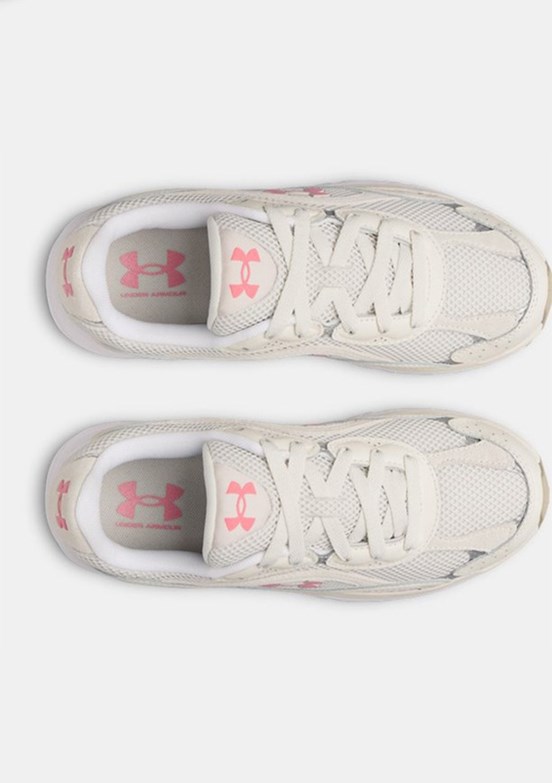 UNDER ARMOUR UA Tech Runner Sportstyle - 6007575-110 Kadın Beyaz Yürüyüş Ayakkabısı