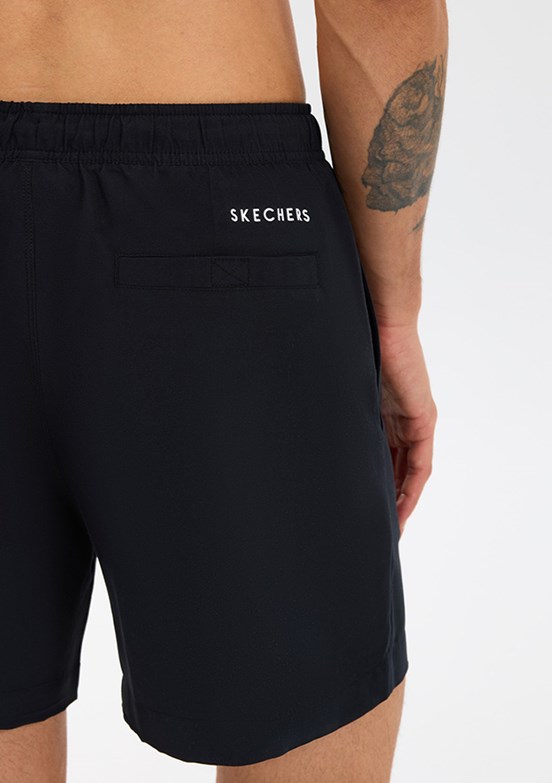 SKECHERS - S211654-3817 Erkek Siyah Deniz Şortu