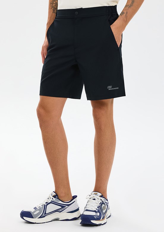 SKECHERS - S211710-3817 Erkek Siyah Baskılı Şort