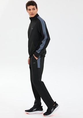 SKECHERS - S241211-3817 Erkek Siyah Eşofman Takımı
