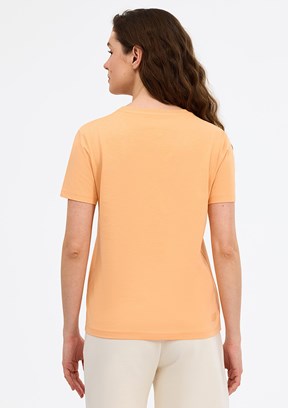 SKECHERS - S2510029-2118 Kadın Çok Renkli Bisiklet Yaka T-Shirt