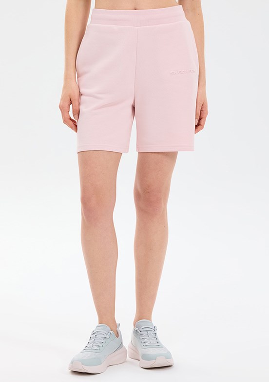 SKECHERS - S2610001-0441 Kadın Pembe Baskılı Şort