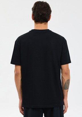 SKECHERS - S2610109-3817 Erkek Siyah Relax T-Shirt