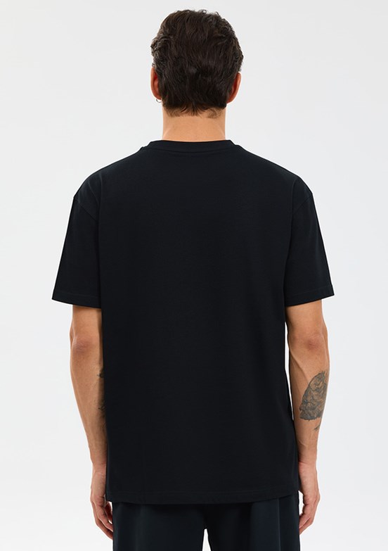 SKECHERS - S2610109-3817 Erkek Siyah Relax T-Shirt