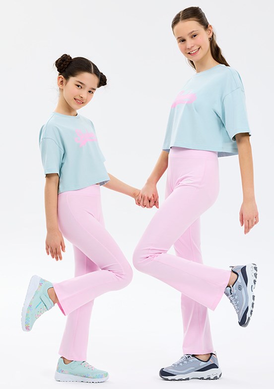 SKECHERS G Ankle - SK2610038-0098 Kız Çocuk Pembe Uzun Tayt