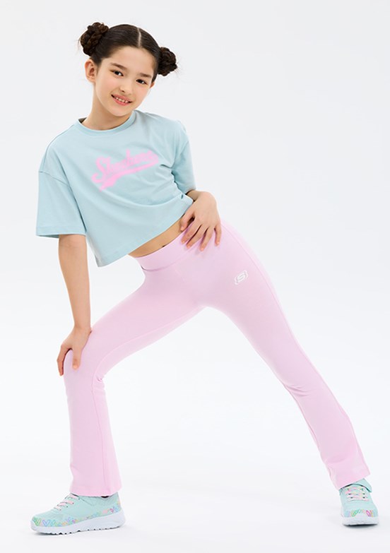 SKECHERS G Ankle - SK2610038-0098 Kız Çocuk Pembe Uzun Tayt