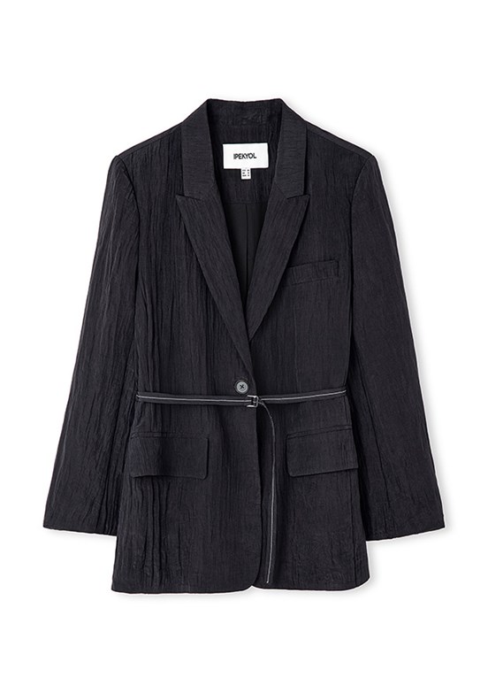İPEKYOL Siyah Kadın Blazer Ceket