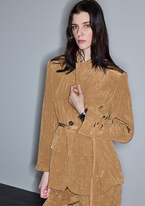 İPEKYOL Naturel Kadın Blazer Ceket