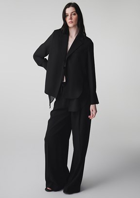 İPEKYOL Siyah Kadın Blazer Ceket