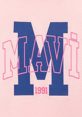 MAVİ Pembe Kız Çocuk Baskılı T-Shirt