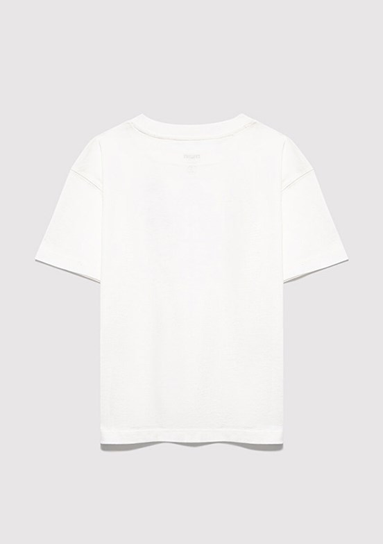 MAVİ Beyaz Kız Çocuk Baskılı T-Shirt