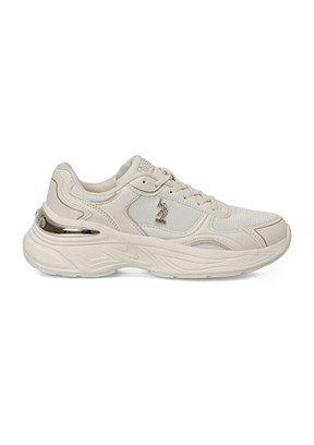 US POLO ASSN Bej Kadın Sneaker Ayakkabı