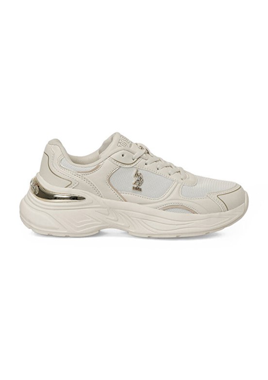 US POLO ASSN Bej Kadın Sneaker Ayakkabı