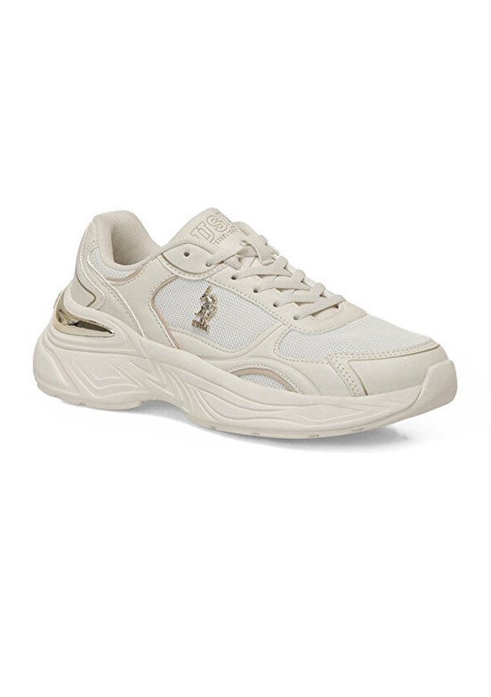 US POLO ASSN Bej Kadın Sneaker Ayakkabı
