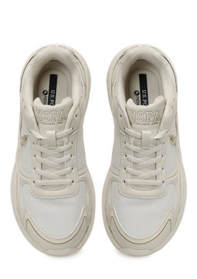 US POLO ASSN Bej Kadın Sneaker Ayakkabı