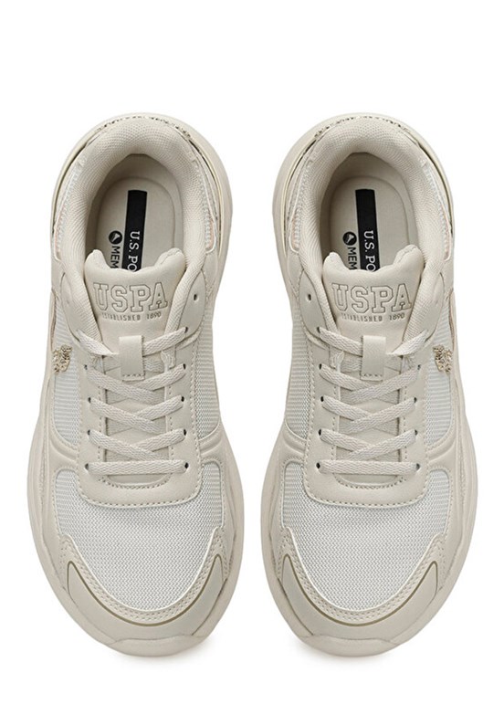 US POLO ASSN Bej Kadın Sneaker Ayakkabı