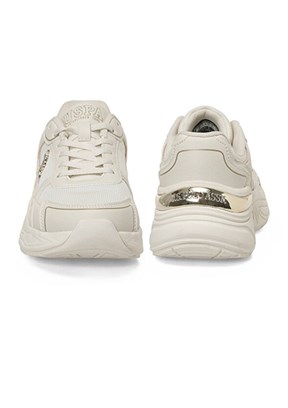 US POLO ASSN Bej Kadın Sneaker Ayakkabı