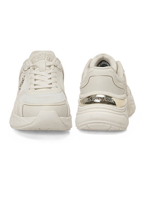 US POLO ASSN Bej Kadın Sneaker Ayakkabı