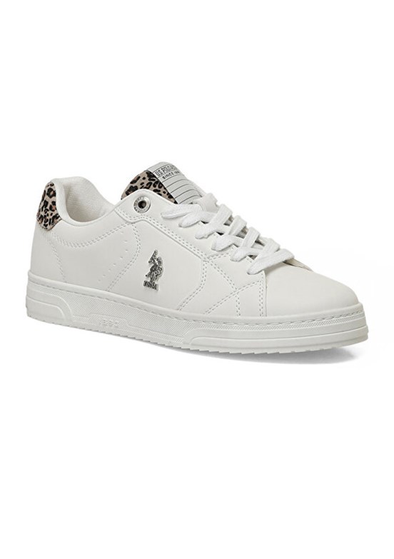 US POLO ASSN Beyaz Kadın Sneaker Ayakkabı