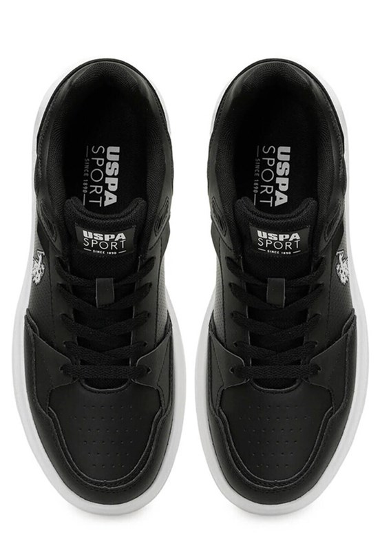 US POLO ASSN Siyah Erkek Sneaker Ayakkabı