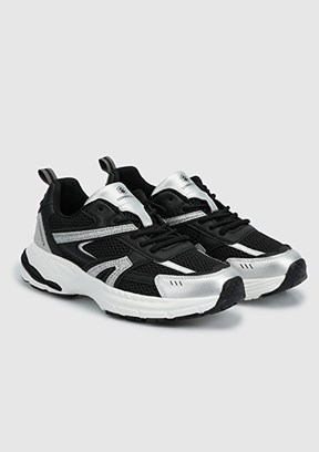 LUMBERJACK 6M Pentagon 6Fx - A10215987812010 Kadın Siyah Sneaker Ayakkabı