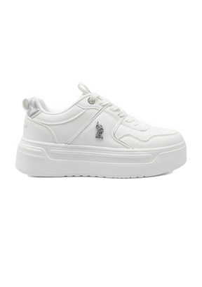 US POLO ASSN Beyaz Kadın Sneaker Ayakkabı