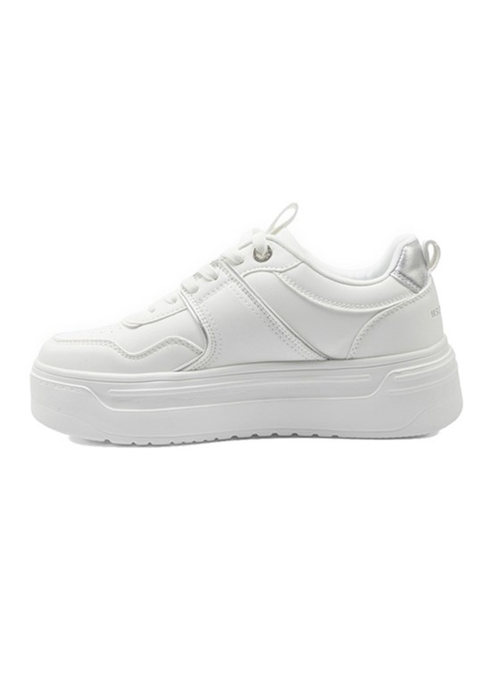 US POLO ASSN Beyaz Kadın Sneaker Ayakkabı
