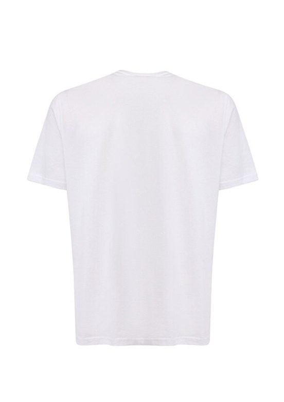 REEBOK 6M New Id Camo - A10205575207010 Erkek Beyaz Kısa Kol T-Shirt