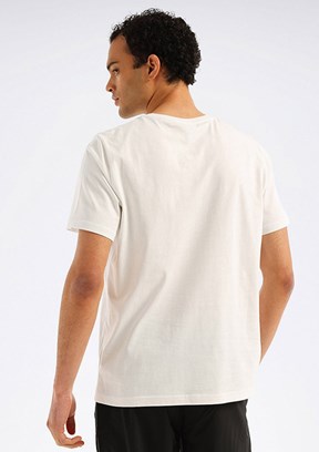 REEBOK 6M New Id - A10220456607010 Erkek Beyaz Kısa Kol T-Shirt