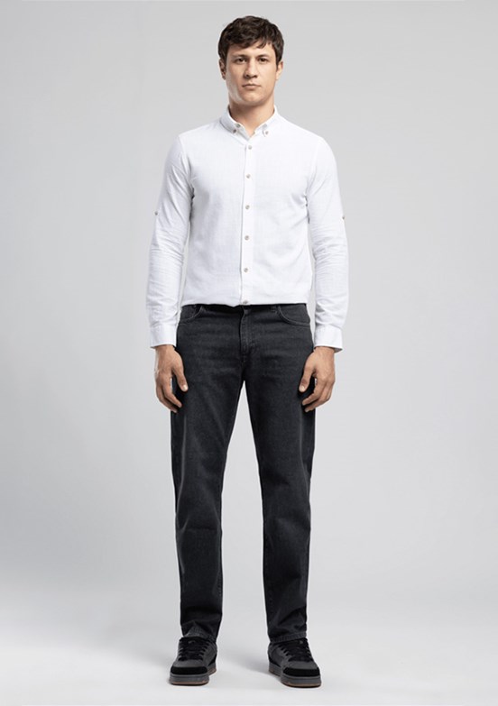 LEE COOPER Rıcky - 262 LCM 121049 Erkek Antrasit Yüksek Bel Jean Pantolon