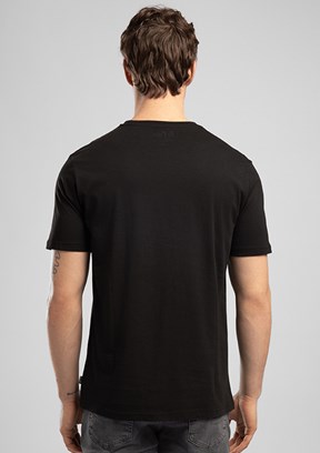 LEE COOPER Londonlogo - 262 LCM 242004 Erkek Siyah O Yaka T-Shirt