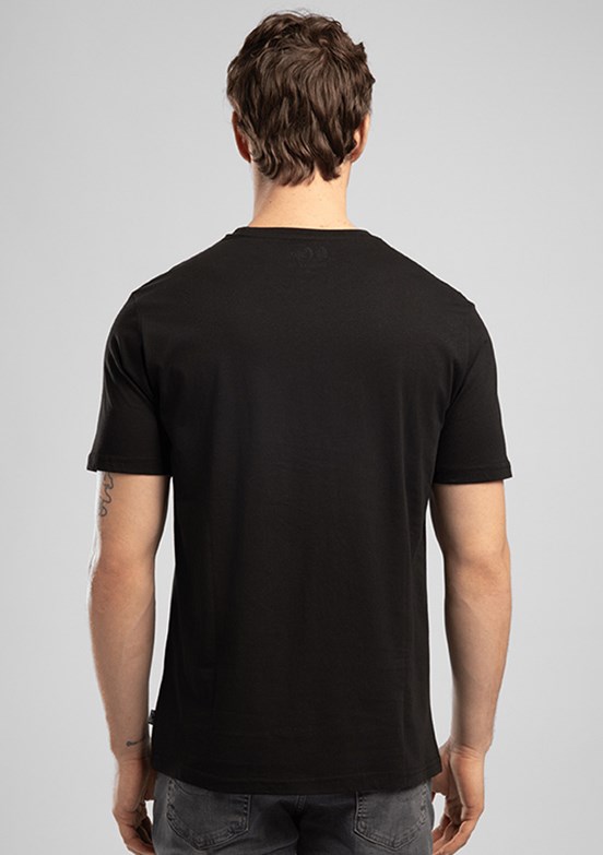 LEE COOPER Londonlogo - 262 LCM 242004 Erkek Siyah O Yaka T-Shirt