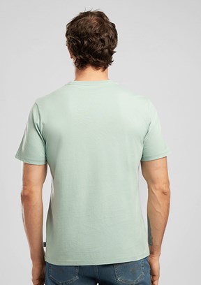 LEE COOPER Londonlogo - 262 LCM 242004 Erkek Yeşil O Yaka T-Shirt