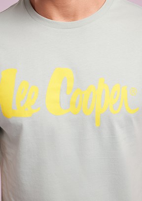 LEE COOPER Londonlogo - 262 LCM 242004 Erkek Yeşil O Yaka T-Shirt