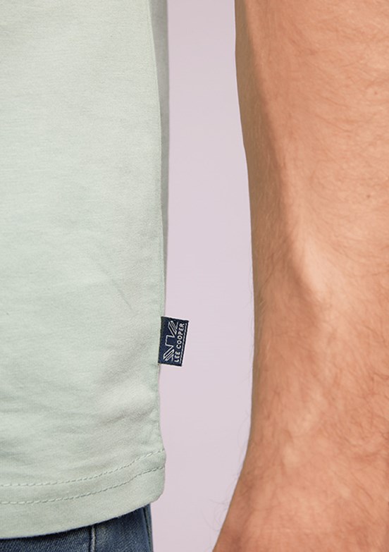 LEE COOPER Londonlogo - 262 LCM 242004 Erkek Yeşil O Yaka T-Shirt