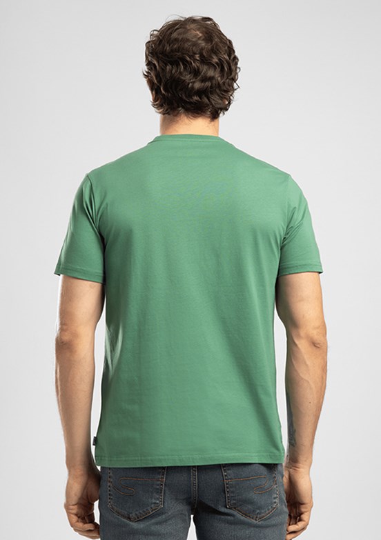 LEE COOPER Londonlogo - 262 LCM 242004 Erkek Yeşil O Yaka T-Shirt
