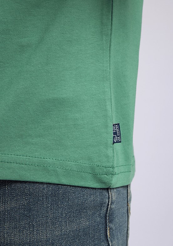 LEE COOPER Londonlogo - 262 LCM 242004 Erkek Yeşil O Yaka T-Shirt