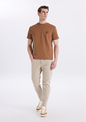 LEE COOPER - 262 LCM 221005 Lonce  Erkek Bej Normal Bel Pantolon