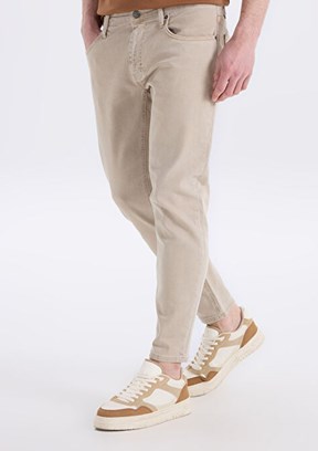 LEE COOPER - 262 LCM 221005 Lonce  Erkek Bej Normal Bel Pantolon