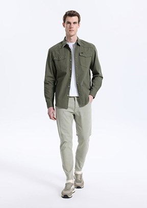 LEE COOPER - 262 LCM 221005 Erkek Yeşil Normal Bel Pantolon