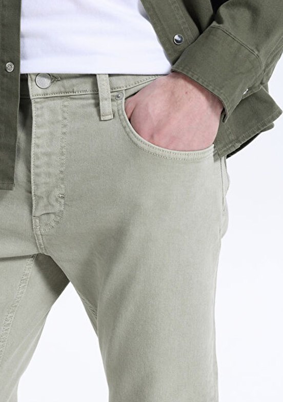LEE COOPER - 262 LCM 221005 Erkek Yeşil Normal Bel Pantolon