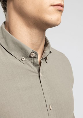 LEE COOPER Darell - 262 LCM 241001 Erkek Yeşil Uzun Kol Gömlek