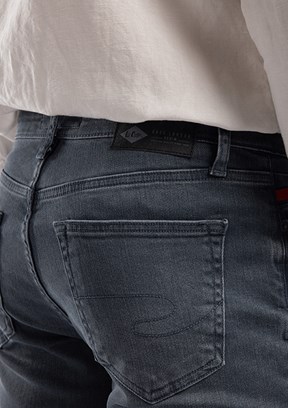 LEE COOPER Jack - 262 LCM 121025 Erkek Gri Yüksek Bel Jean Pantolon